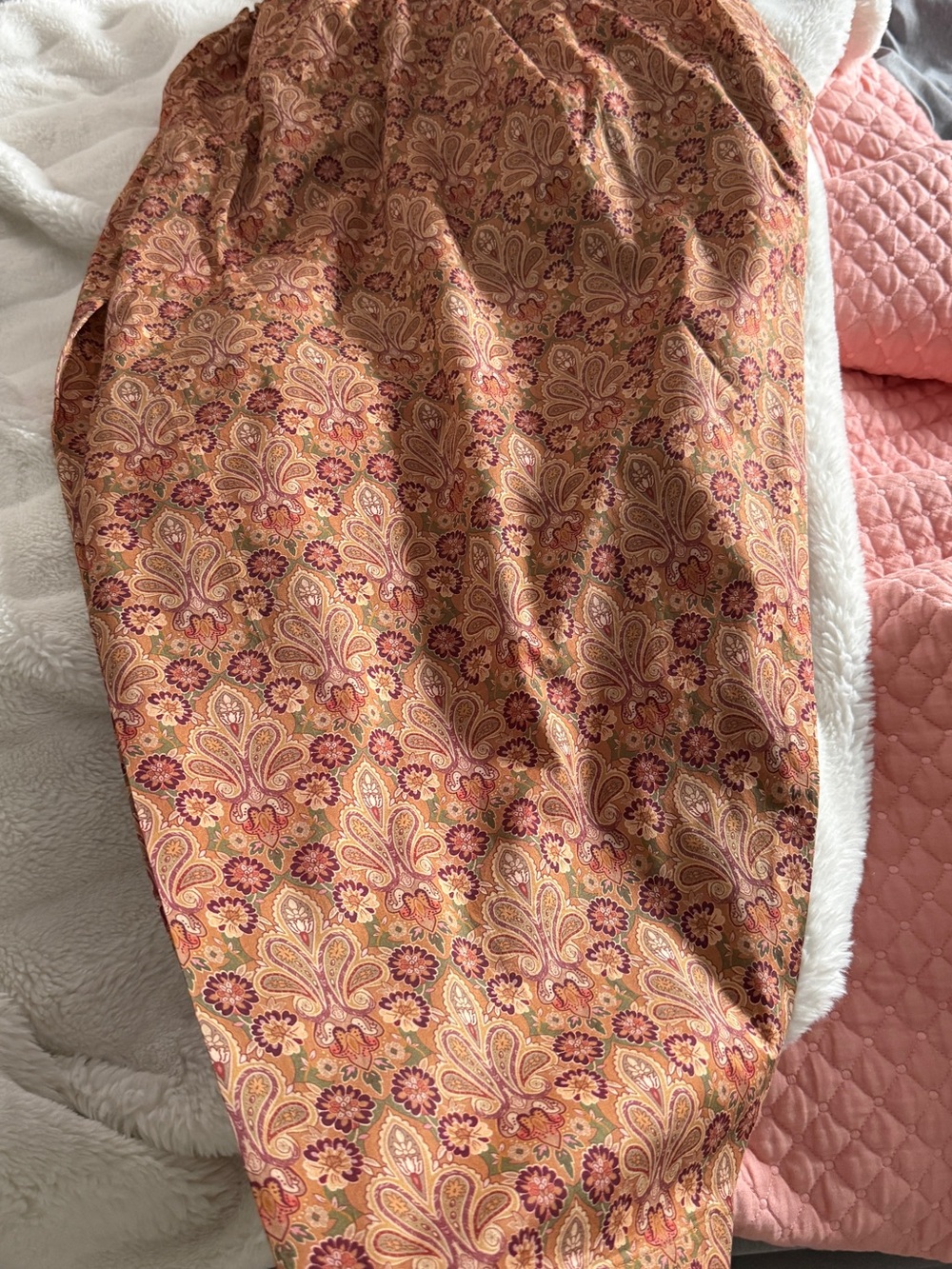 Khaadi Pakistani Desi 3 piece embroidered kurta shirt, duppata scarf and shalwar - Picture 14 of 15